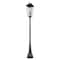 Z-Lite Gannon 5 Light Outdoor Post Mounted Fixture, 16in. W x 122.25in. H, Black 5008PHXXLR-564P-BK - alternate 2